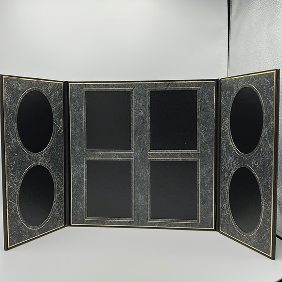 BLACK GRAY & GOLD 8-WAY PICTURE HOLDER TAP LOOMIS - Picture 1 of 6